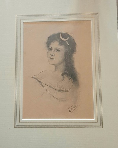 Original zeichnung portrait - zeichnung,