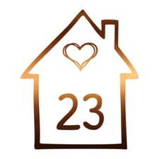 Hausnummer Aufkleber