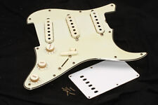 Smoked style Aged 62' style Strat® Green Guard Assembly with Real Nylon Parts