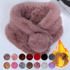 Damen Luxus Winter Kunstpelz