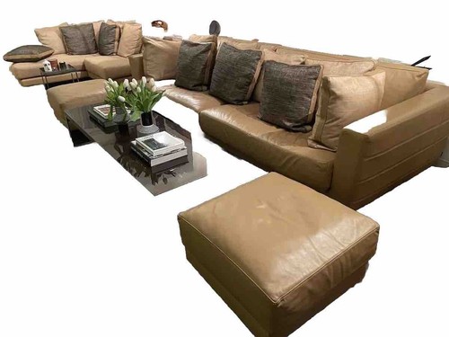 Sitzhocker leder minotti - leder, a
