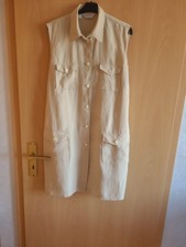 Damen Hemdkleid Blusenkleid