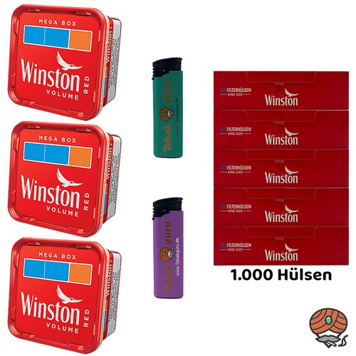 Winston red rot volumentabak - winston, red/rot