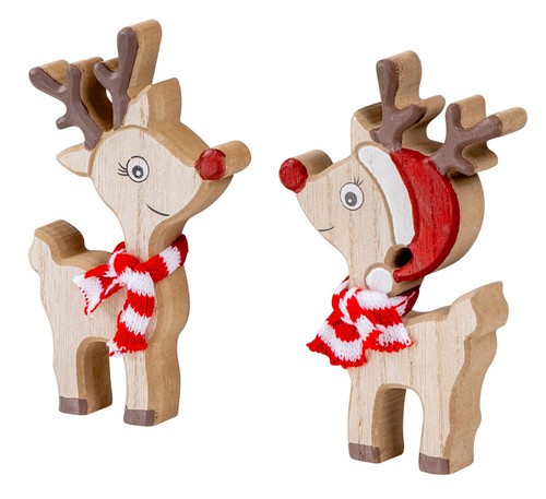 2er set deko aufsteller - set,