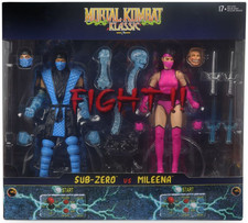McFarlane Toys Mortal Kombat Klassic Sub-Zero vs Mileena 2er Figuren 18 cm Neu