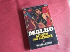 "  Malko" Tb Nr.1 Attentat auf Kissinger    sehr  seltene Nr. siehe Beschreibung