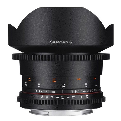 Samyang 14mm 1 video - 14mm, t3,1
