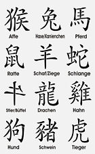 Schablone chinesisches