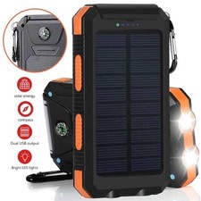 Solar Power Bank 10000mAh Fast