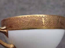 *** Tschechien , Tasse , Jugendstil , Royal Epiag , Goldrelief ***