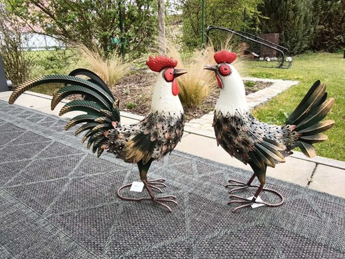 Tolle gartendeko paar - gartendeko, hahn