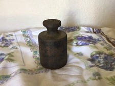Altes Gewicht Eisen, 2 kg, Für MarktWaage Krämerwaage Türstopper Antik
