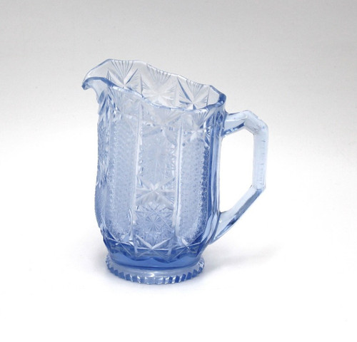 Altes blaues pressglas - altes,