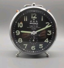 WEHRLE drei in 1 Repetition Wecker Uhr  Schlagwerk Antikes Sammlerstück 