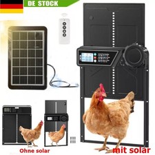 Alu Hühnerklappe Elektrisch