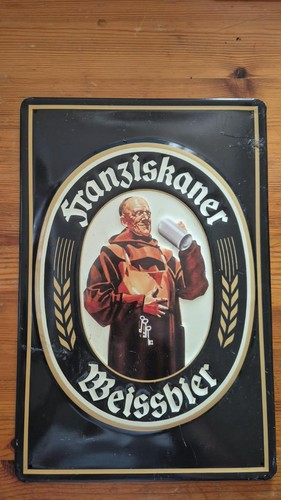 Geprägtes blechschild von - geprägtes,