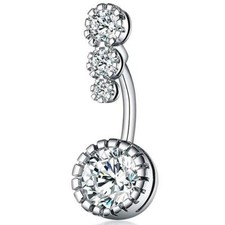Bauchnabelpiercing Gebogener