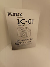 Bedienungsanleitung Digitalkamera PENTAX K - 01 Anleitung Handbuch deutsch