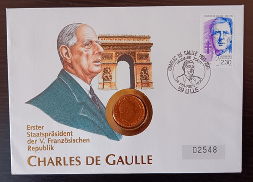 Numisbrief 1990 frankreich - numisbrief,