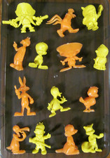 Kaugummifiguren  SCHWEINCHEN DICK (Bugs Bunny, Duffy, Speedy...)  14 Stk.