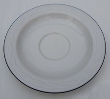 Seltmann Weiden Ascona Kaffeetasse-Unterteller Ø 15cm Blauer Rand