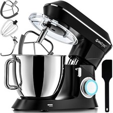 Küchenmaschine Edenstahl MaltecChef 2200W Knetmaschine Schlagen Mischen SCHWARZ 