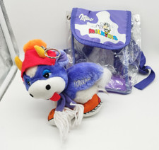 Milka Lila Kuh Plüsch Figur - Vintage 90er Werbefigur - Inkl. Rucksack