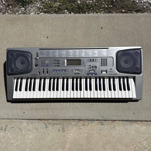 Casio ctk 593 silver - ctk-593,