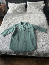 Hemd/Teddy Jacke Over Side Herbst, Winter Frühling, Damen