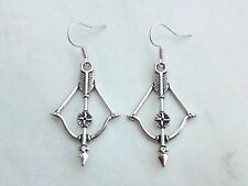 Ohrringe *ARMBRUST Ohrhänger Pfeil und Bogen Hänger Indianer Ohrschmuck Neu