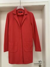 Opus Long-Blazer/ Gehrock „Helen Structure“ Größe 38 - M - knallrot mit hellgrau