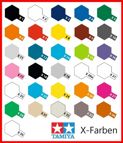 Tamiya acryl farben - tamiya, acryl-farben