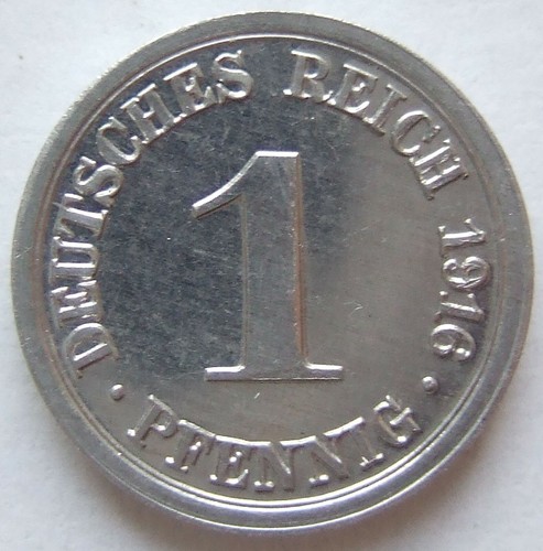Pfennig 1916 alu fast - pfennig, g