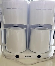 Severin Doppel-Filter-Kaffeemaschine DUO mit Thermokanne 2 Liter Weiss