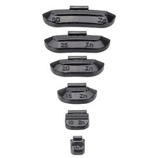 225x Stahlgewichte Auswuchtgewichte Schlaggewichte 5-30g Stahlfelgen Schwarz