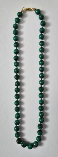 Kette aus malachit - kette, perlen