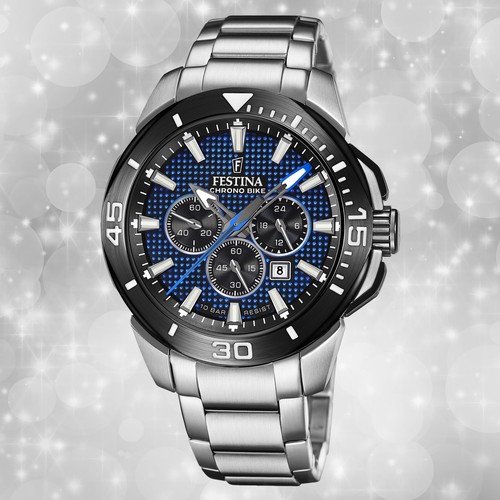 Festina herrenuhr edelstahl - herrenuhr,