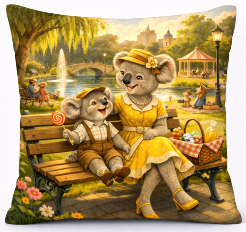 Koala kissen vintage 50er - koala,