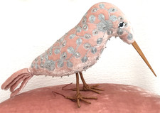 Eisvogel Rosa Silber Seiden