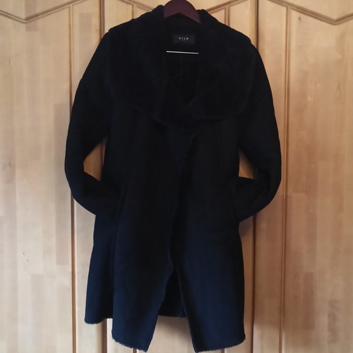 Vila damen mantel schwarz - damen, l