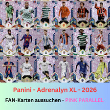Panini FIFA 365 Adrenalyn XL 2026 - RED PARALLEL - FAN Favourite in PINK wählen