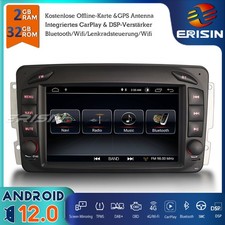CarPlay DAB+Android 12.0 Autoradio GPS Mercedes A/C/CLK/G Klasse W203 W168 Viano