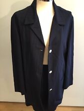 Kostüm v. Caren Pfleger - 2 tlg. Gr. 38/40 - dunkelblau - Nadelstreifen - Top!