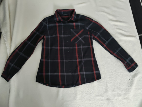 Bluse schwarz rot - gr., 38