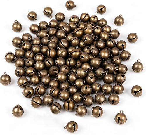 Glöckchen metall 8mm 200 - glöckchen,