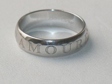 CARTIER 750er Weißgold GOLD RING "OR AMOUR ET TRINITY" v. 1998 Gr. 49