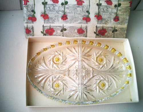 Glasschale 31cm 19cm ca - 31cm, 19cm,