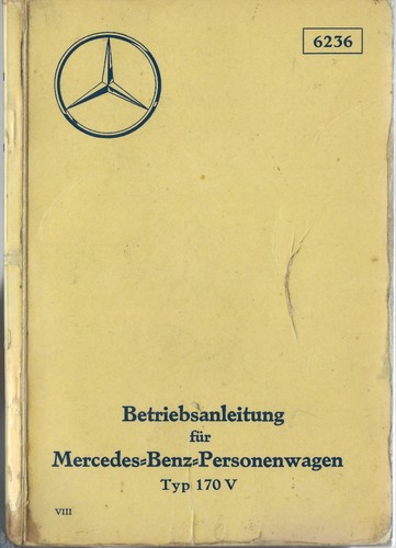 Mercedes typ 170 - typ, v