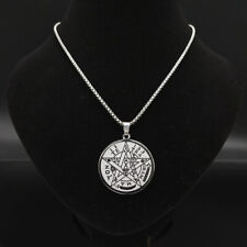 Halskette mit Tetragrammaton Pentagramm Anhänger Amulett Witchcraft Wicca