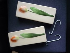 2 Heizkörper-Verdunster mit Tulpenmotiv